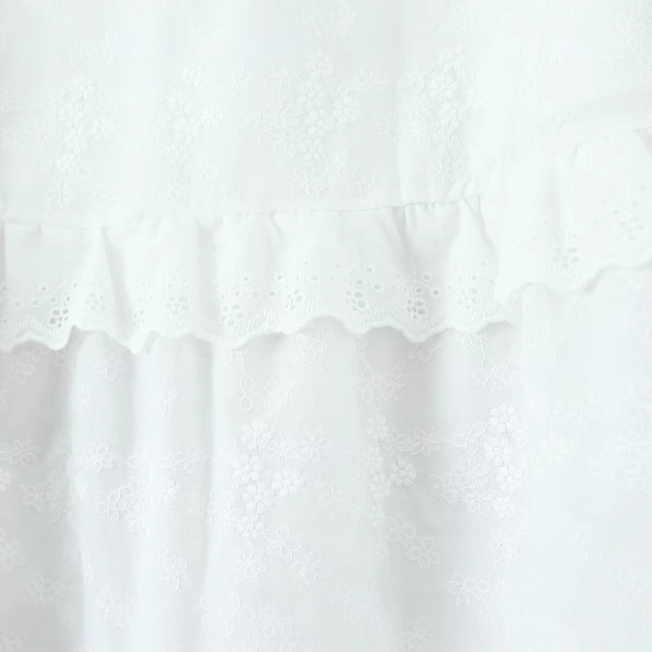 Lace Embroidery A-Line Cake Skirt – dreamy nostalgic streetwear | same ANTHEM.