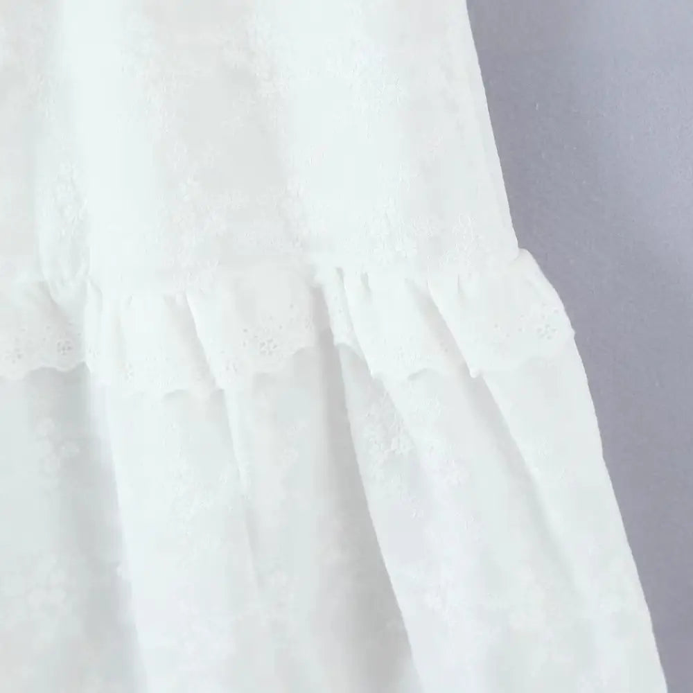 Lace Embroidery A-Line Cake Skirt – dreamy nostalgic streetwear | same ANTHEM.