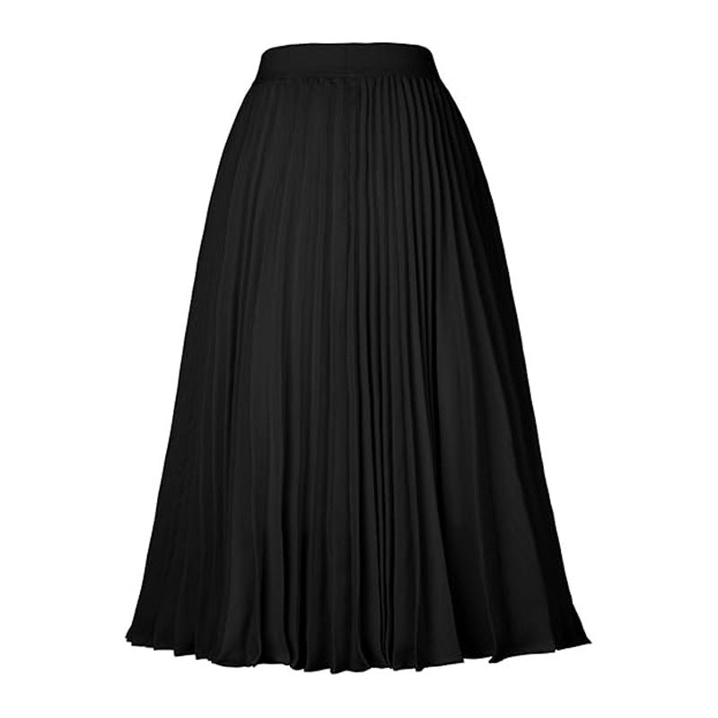 Lady Skirt - Romantic Swing Skirt for Lovers & Friends | Elegant Medium-Length Silhouette - Black / L - Skirt