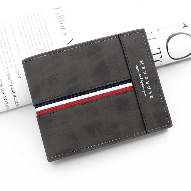 Large Capacity Tri-fold Wallet – same ANTHEM. Soulmate Streetwear Accessory - D330121 Black