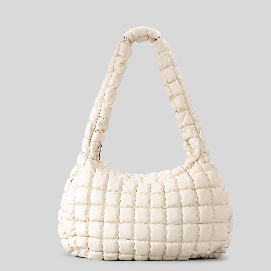 Large PU Shoulder Bag – Everyday Streetwear for Soulmates | same ANTHEM - white