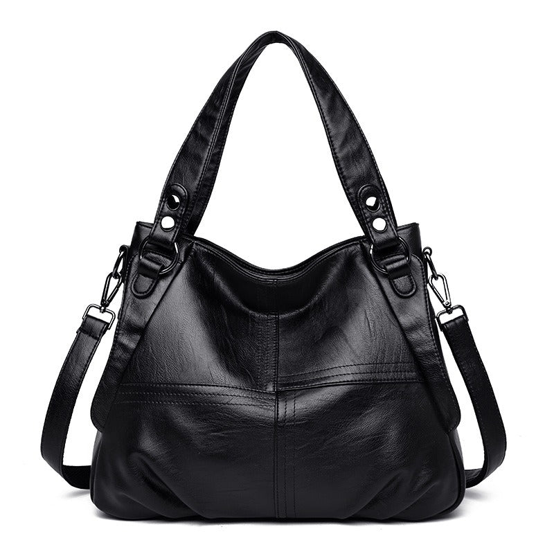 Large Sheepskin Shoulder Bag | same ANTHEM. Soulmate Streetwear - Black