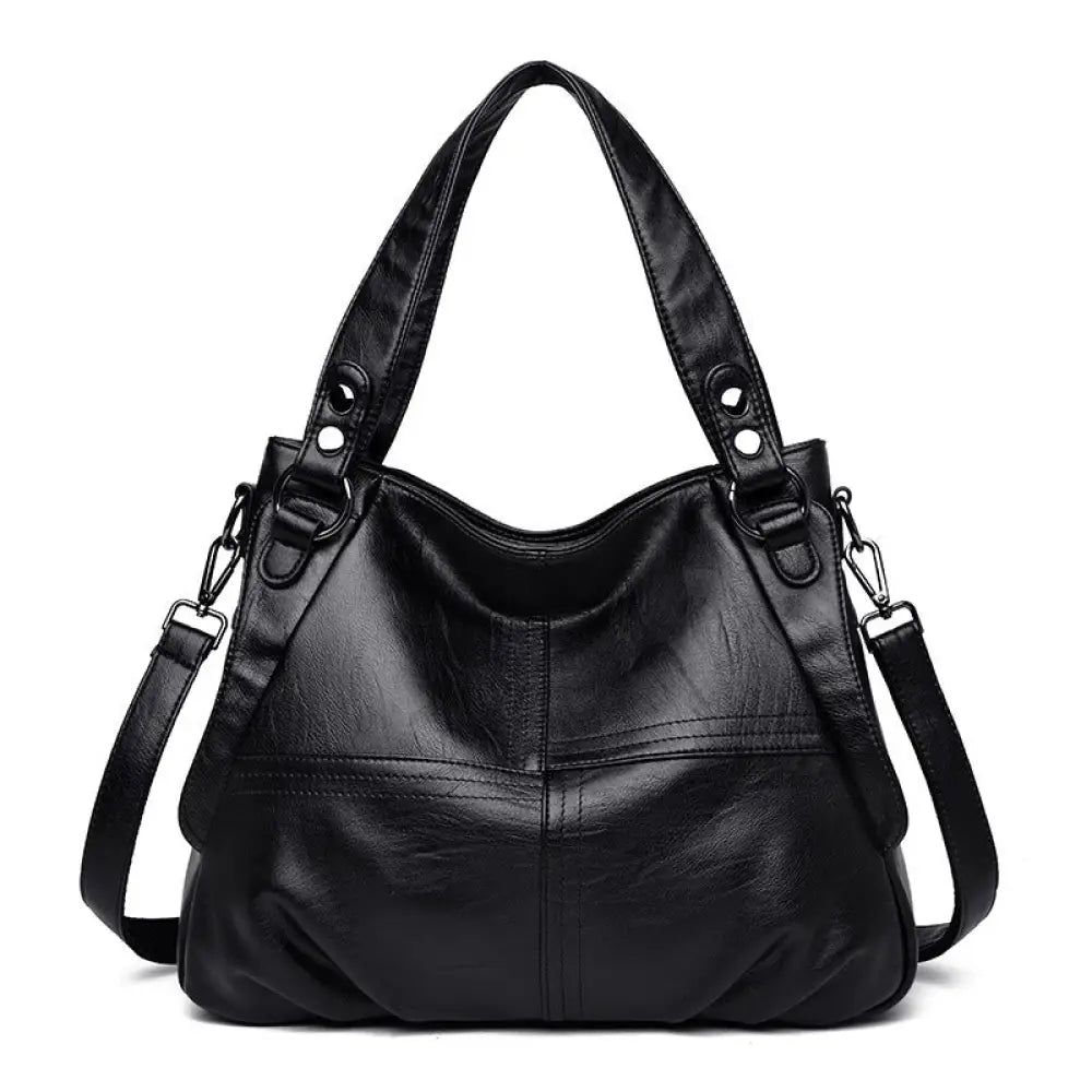 Large Sheepskin Shoulder Bag | same ANTHEM. Soulmate Streetwear - Black