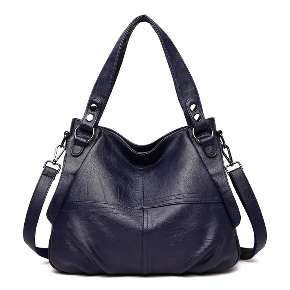 Large Sheepskin Shoulder Bag | same ANTHEM. Soulmate Streetwear - Blue