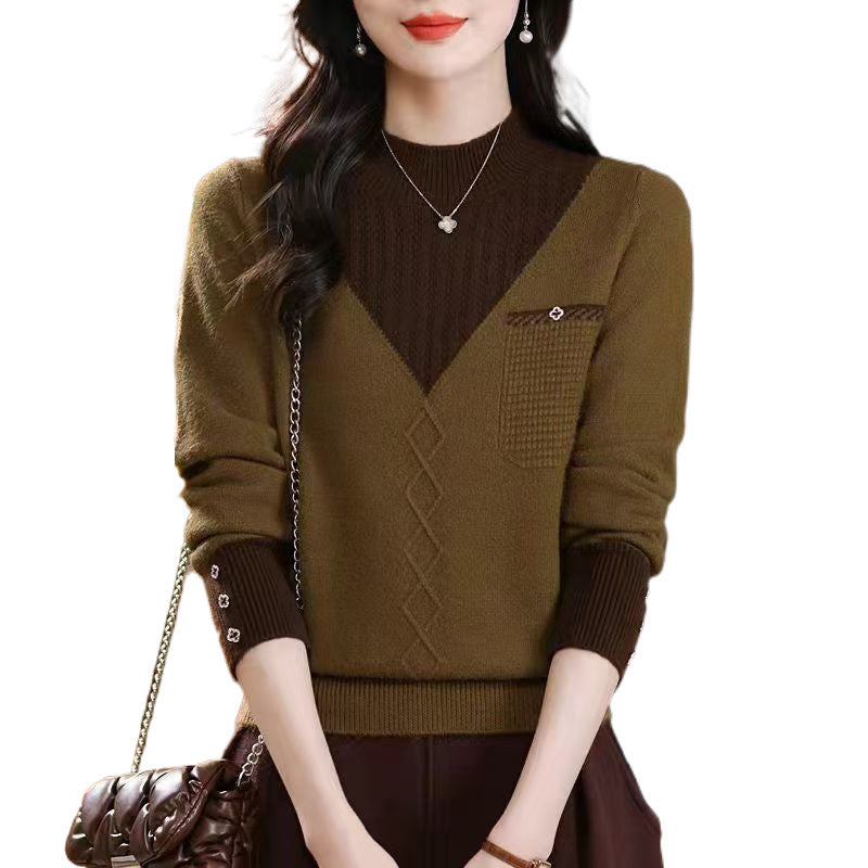 Layered Half Turtleneck Sweater | Made for Soulmates & Chosen Family | same ANTHEM.