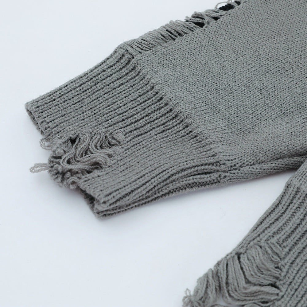 Lazy Crochet Hole Sweater – same ANTHEM. Soulmate Streetwear for Men