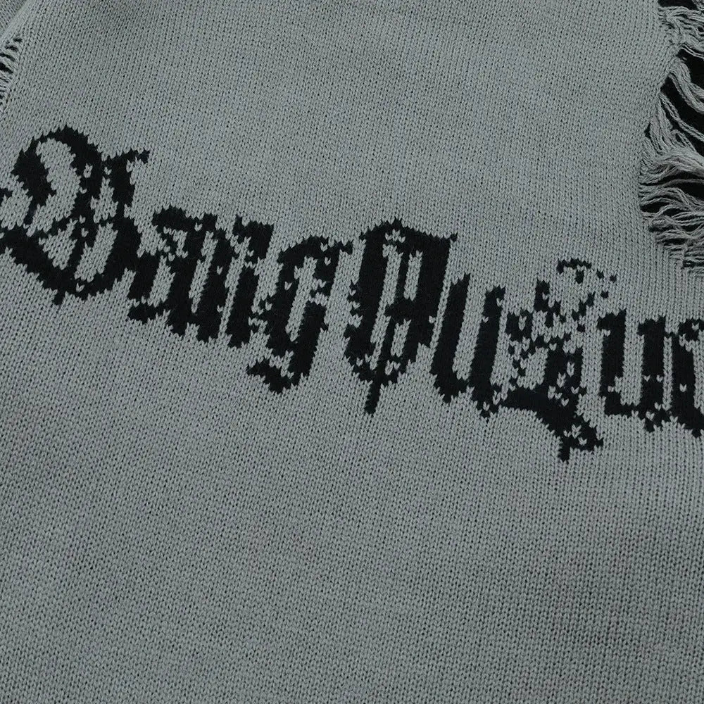 Lazy Crochet Hole Sweater – same ANTHEM. Soulmate Streetwear for Men
