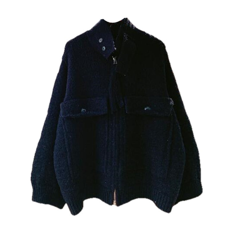 Lazy Style Thickened Sweater Coat for Women - Japanese Streetwear Chic | same ANTHEM