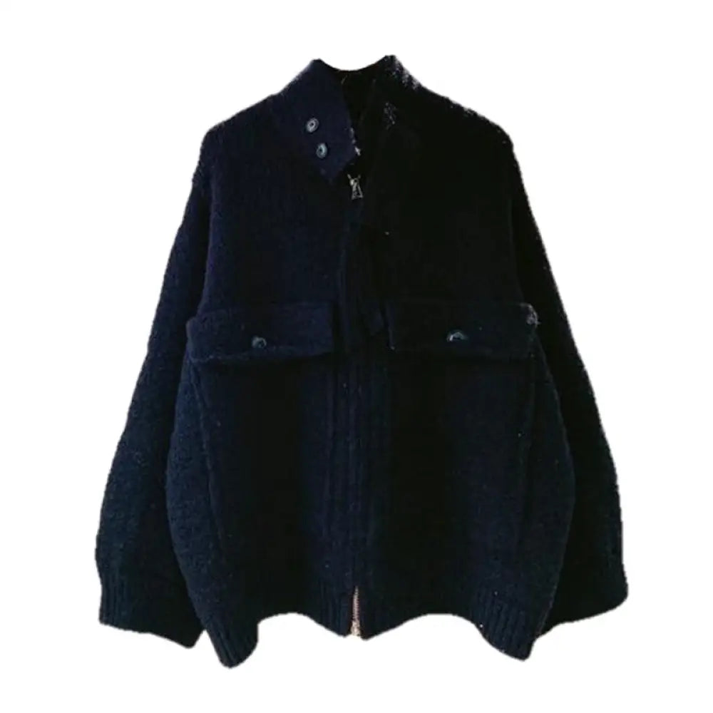 Lazy Style Thickened Sweater Coat for Women - Japanese Streetwear Chic | same ANTHEM