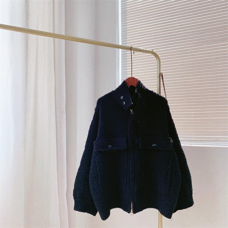 Lazy Style Thickened Sweater Coat for Women - Japanese Streetwear Chic | same ANTHEM - Black / One Size