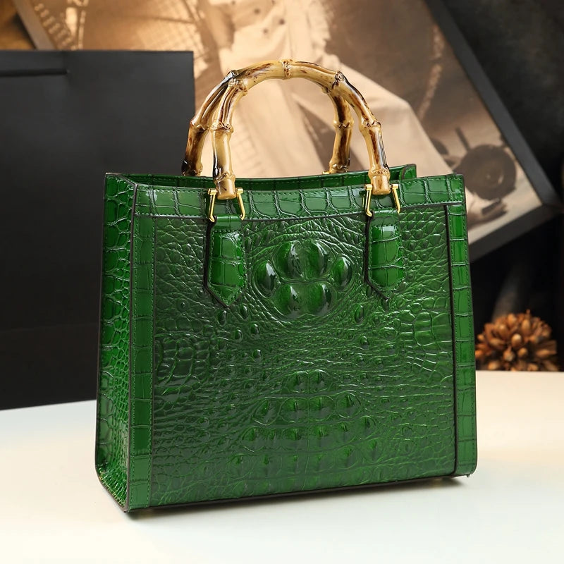 Leather Bamboo Messenger Bag – Soulmate Streetwear Style | same ANTHEM