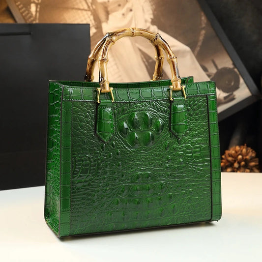 Leather Bamboo Messenger Bag – Soulmate Streetwear Style | same ANTHEM