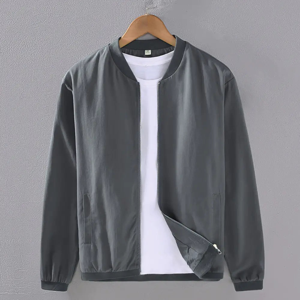 Lightweight Men’s Autumn Jacket – Timeless Outerwear | same ANTHEM - Dark Gray / 2XL - Jacket