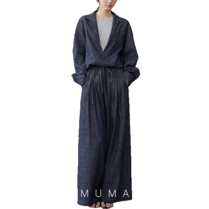 Linen Cotton Denim Set | same ANTHEM.