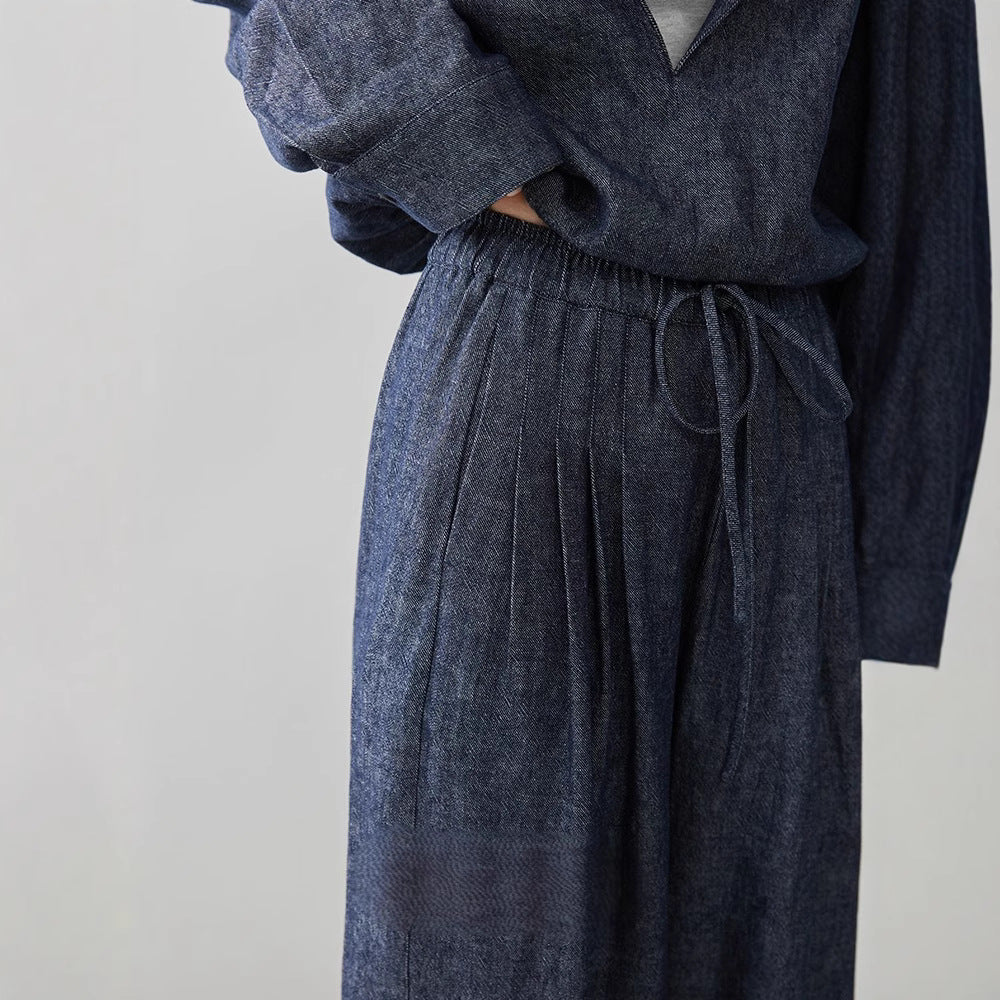 Linen Cotton Denim Set | same ANTHEM.