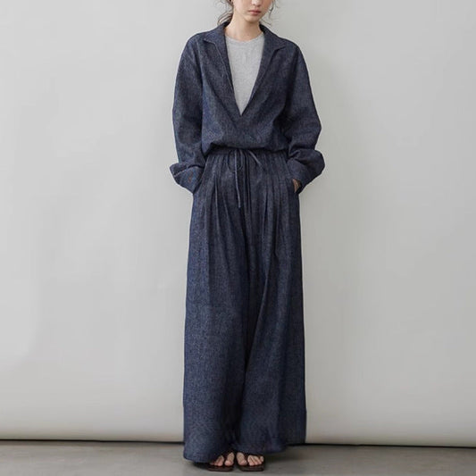 Linen Cotton Denim Set | same ANTHEM.