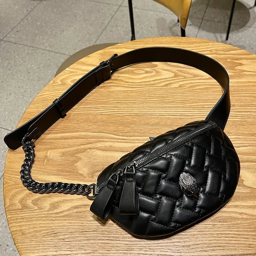 Lingge Chain Eagle Head Bag | same ANTHEM. Soulmate Streetwear - black
