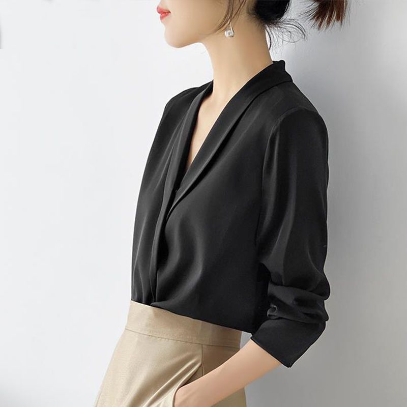 Long Sleeve Professional Top – Chic French Elegance for Lovers & Soulmates | same ANTHEM