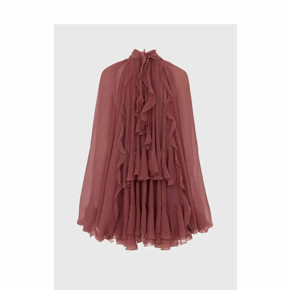 Long Sleeve Ruffle Top | same ANTHEM. - Picture Color / L - Top
