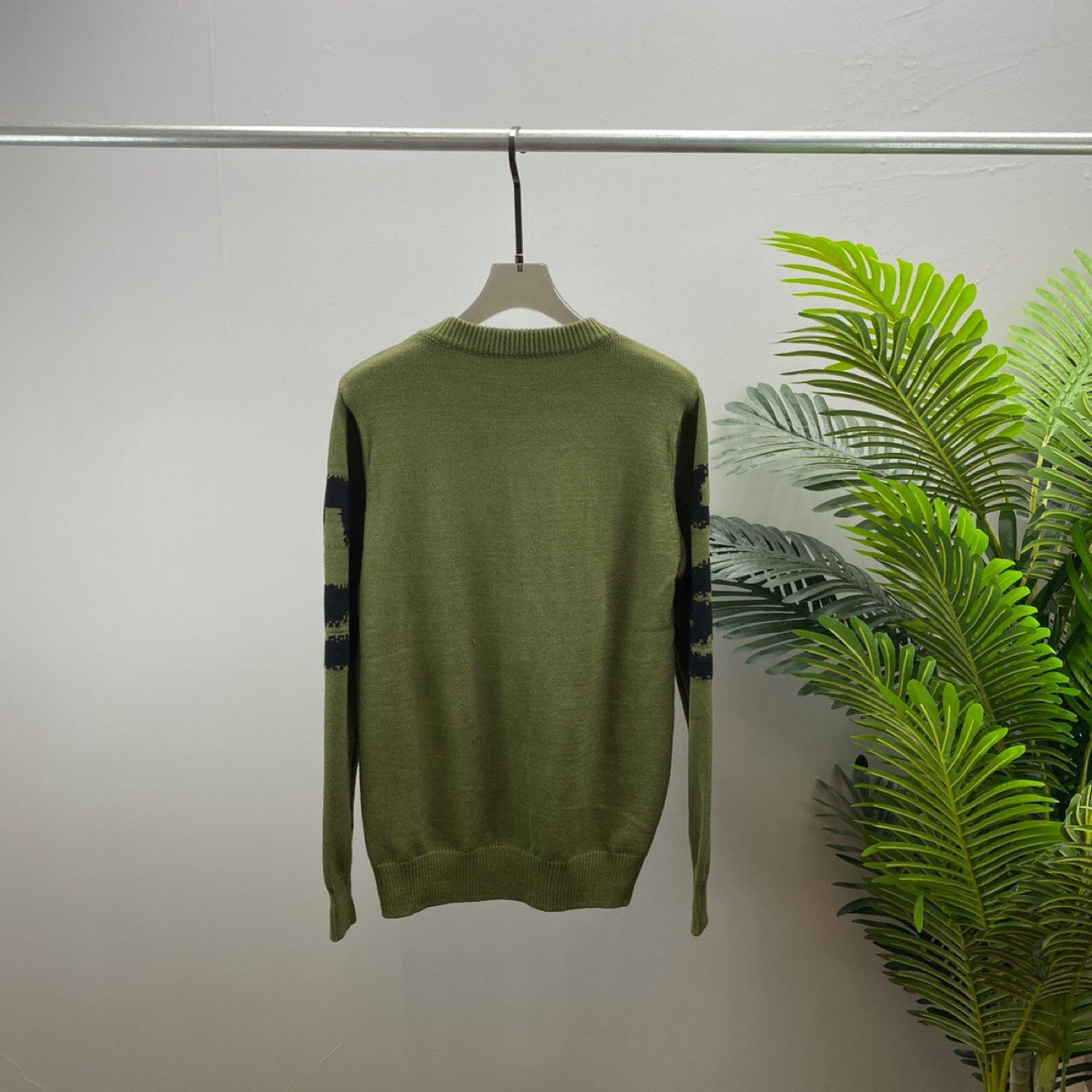 Long Sleeve Wool Sweater with Letter Print | same ANTHEM Japanese Streetwear Chic