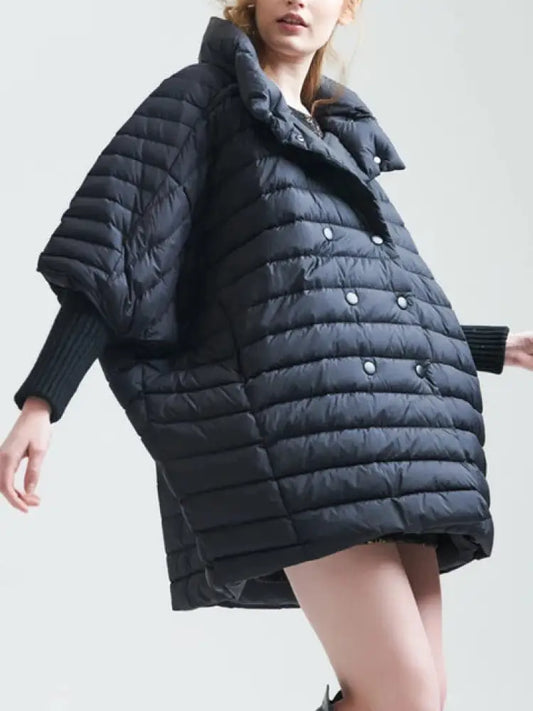 Loose A-Line Cape Coat Women – Soulmate Streetwear | same ANTHEM. - Black / One Size