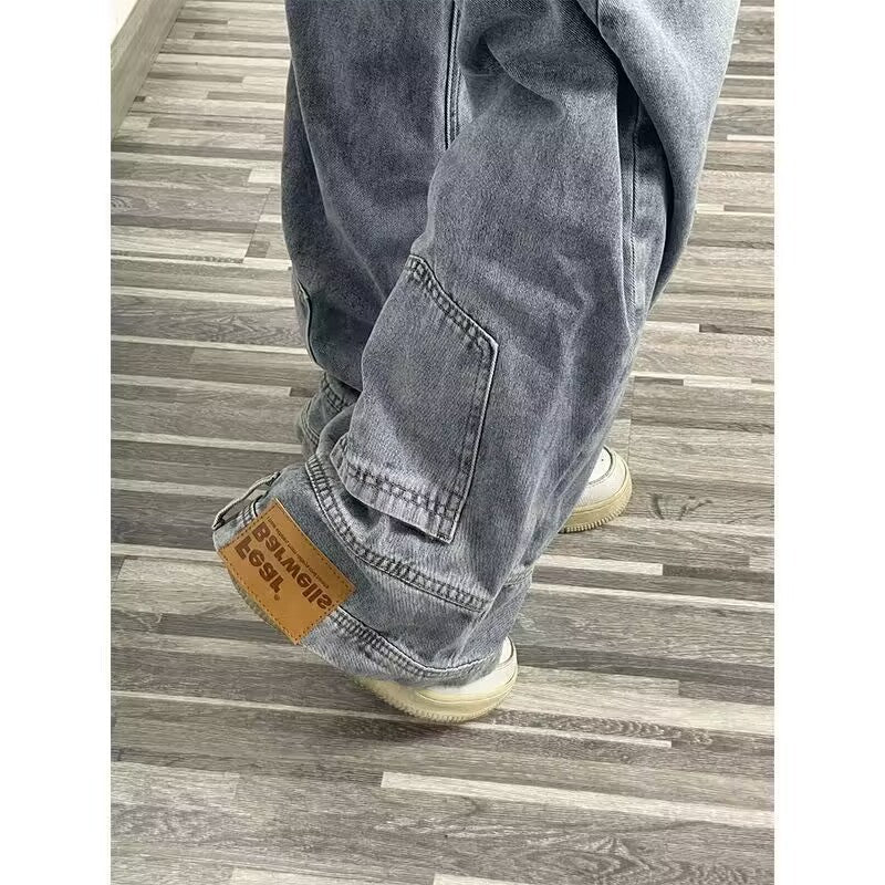 Loose Bell Bottom Jeans - Baggy Streetwear Vibe | same ANTHEM