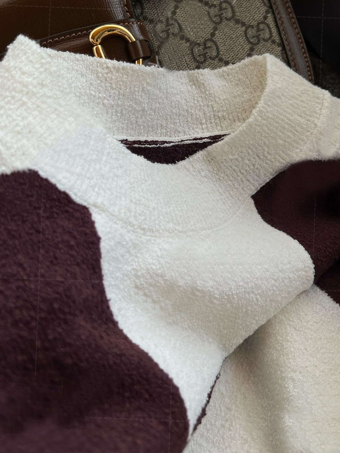 Loose Casual Organic Cotton Plaid Sweater for Soulmates | same ANTHEM