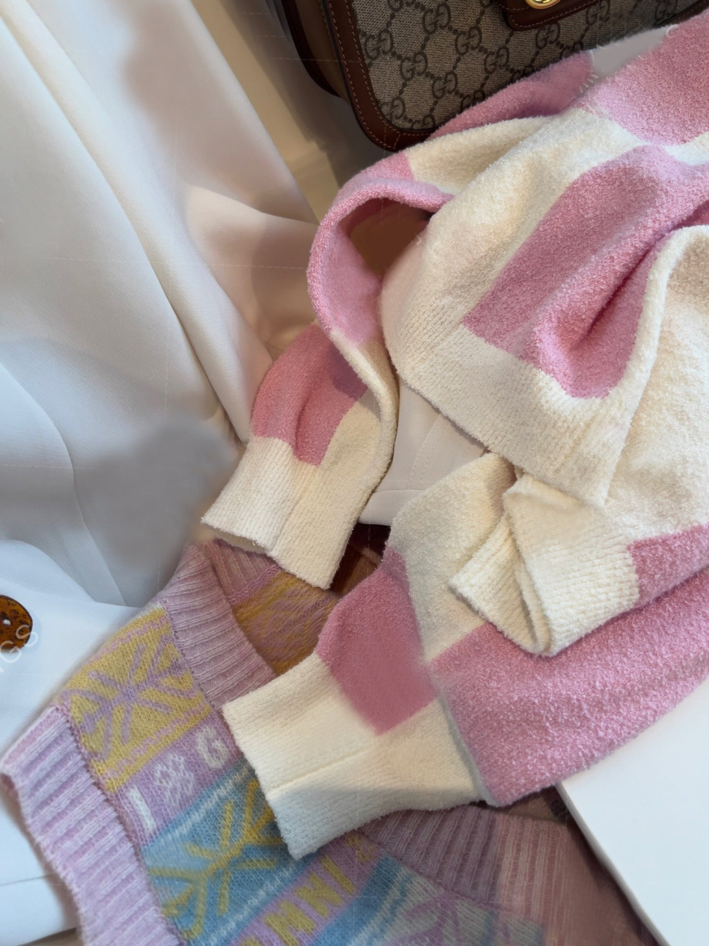 Loose Casual Organic Cotton Plaid Sweater for Soulmates | same ANTHEM