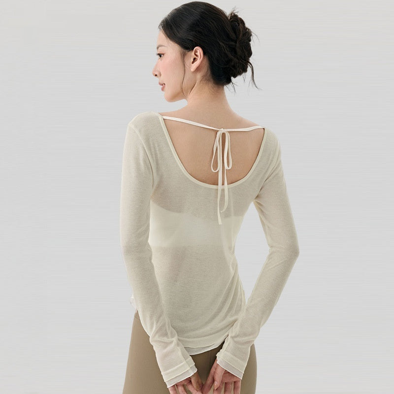 Loose Contrast Hem Backless Blouse – same ANTHEM. Soulmate Streetwear