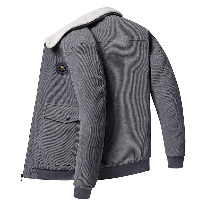 Loose Corduroy Multi-Pocket Jacket | same ANTHEM. Men’s Coats
