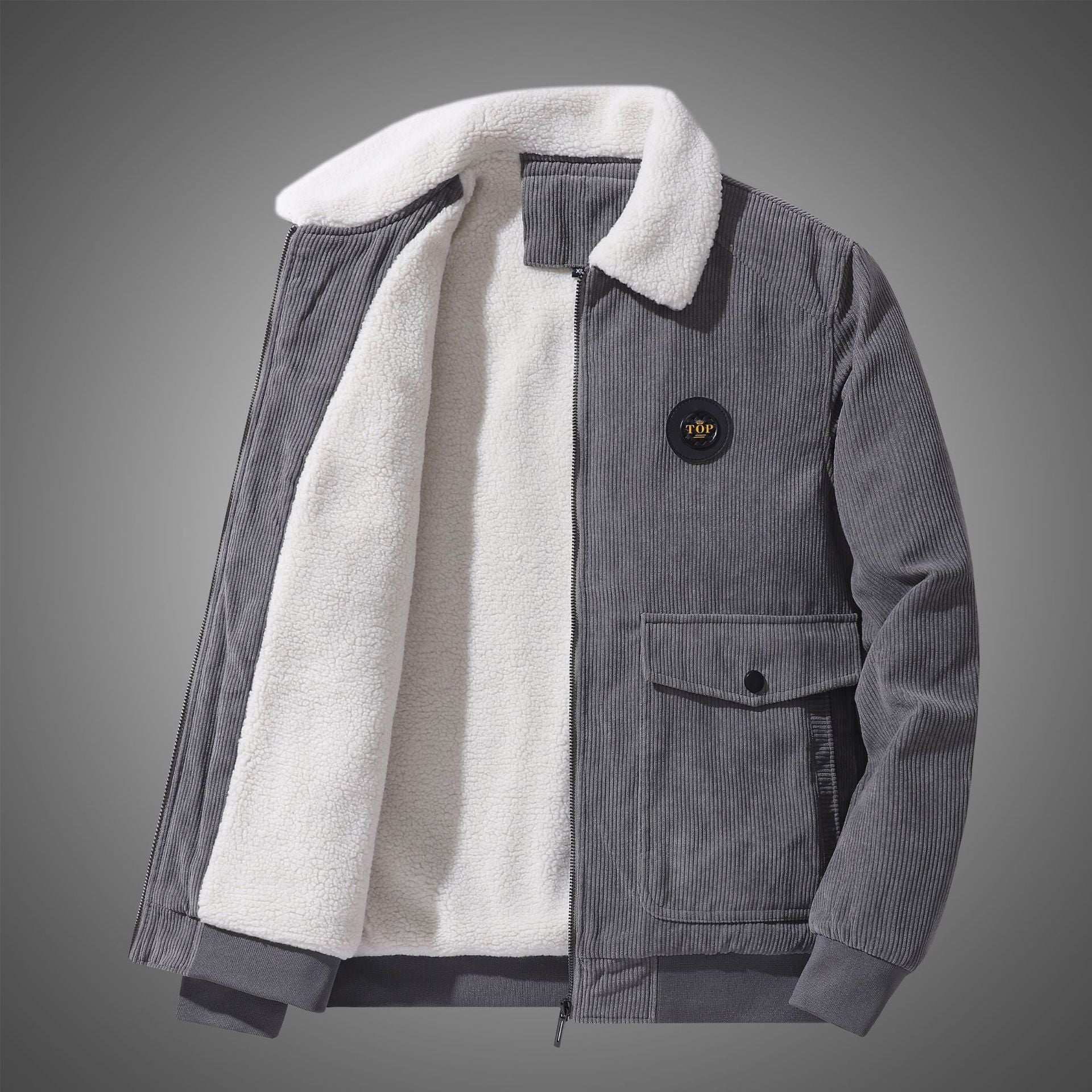 Loose Corduroy Multi-Pocket Jacket | same ANTHEM. Men’s Coats