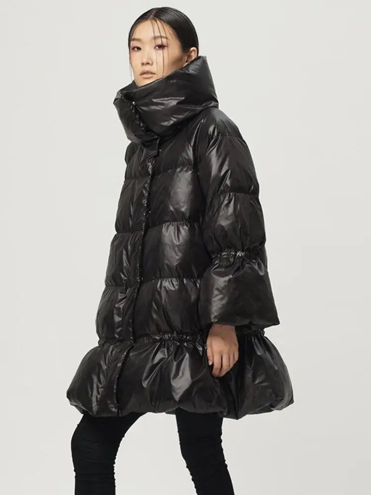 Loose Down Parka | same ANTHEM. - Black / M