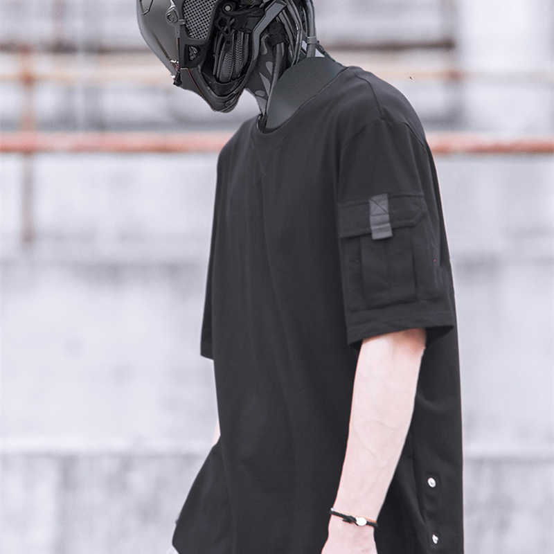 Loose Half Sleeve Shirt With Pockets | same ANTHEM. - Bag