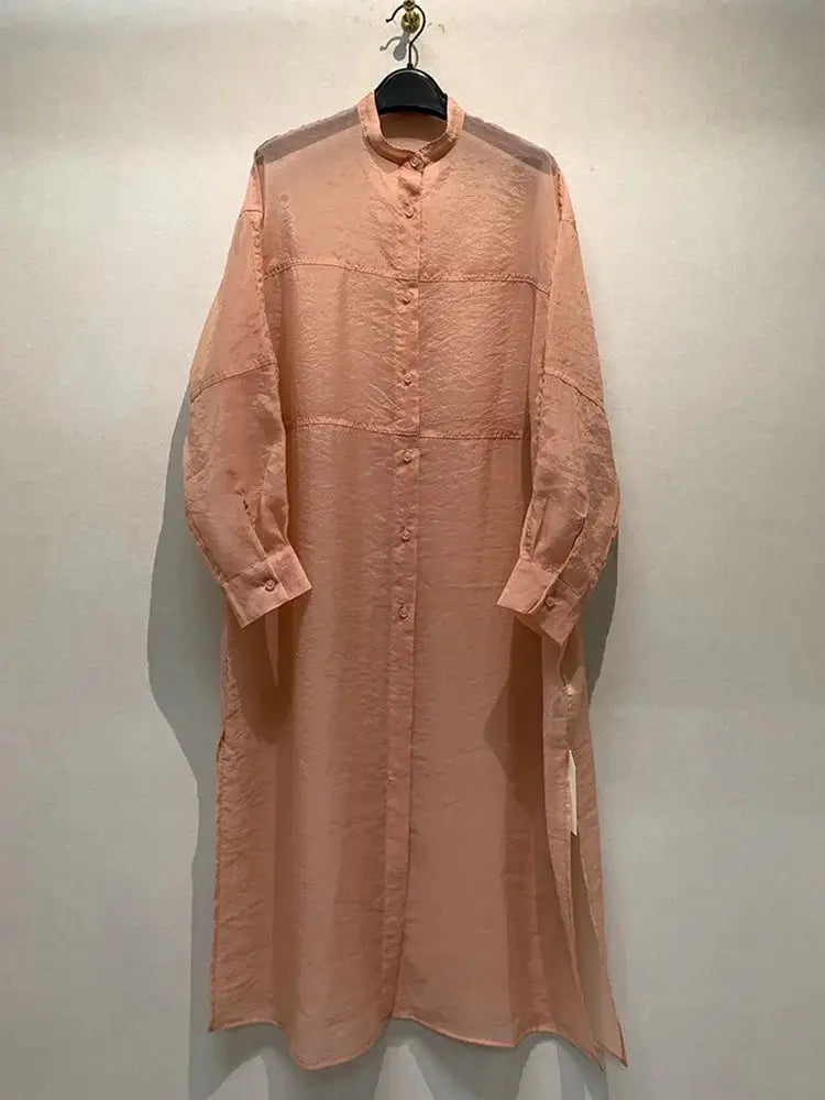 Loose Sheer Long Dress | same ANTHEM.