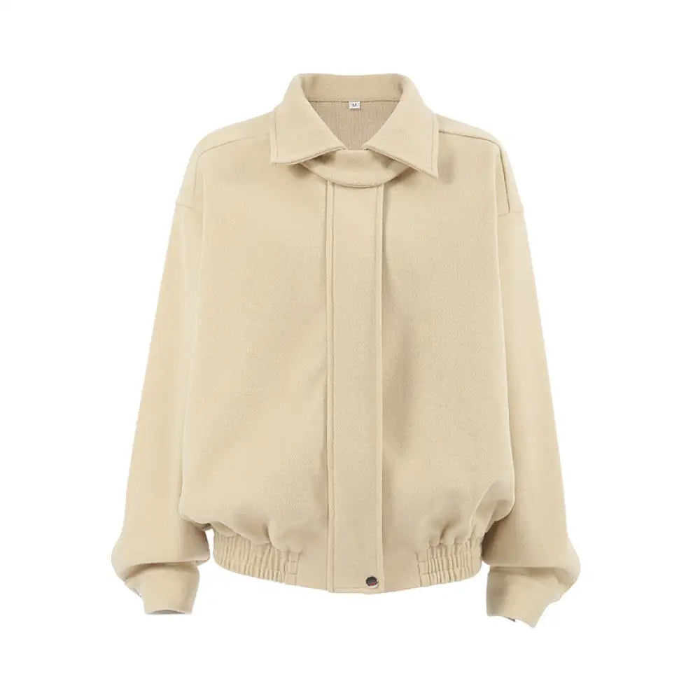 Loose Versatile Jacket for Soulmates – same ANTHEM. - Khaki / S