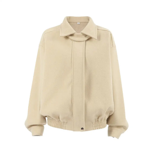 Loose Versatile Jacket for Soulmates – same ANTHEM. - Khaki / S