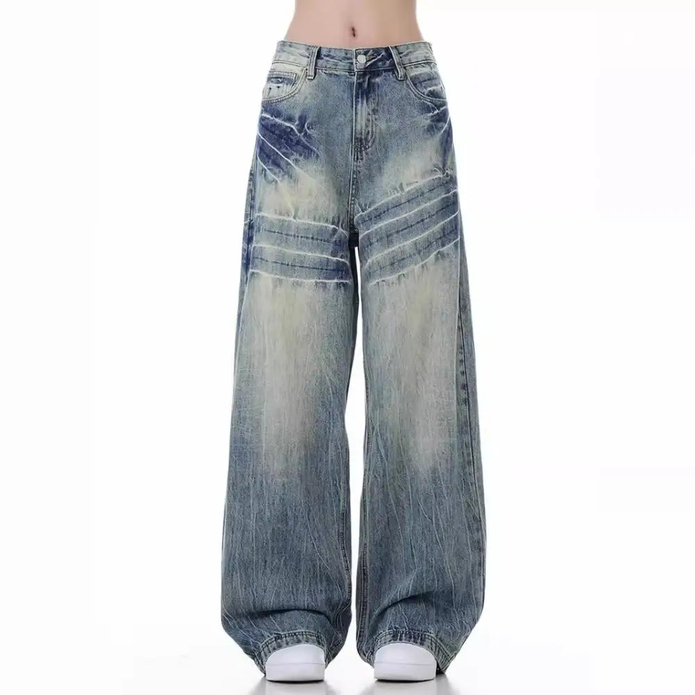 Loose Wide Leg Streetwear Jeans - Casual Vibes | same ANTHEM - Loose Wide Leg Pants