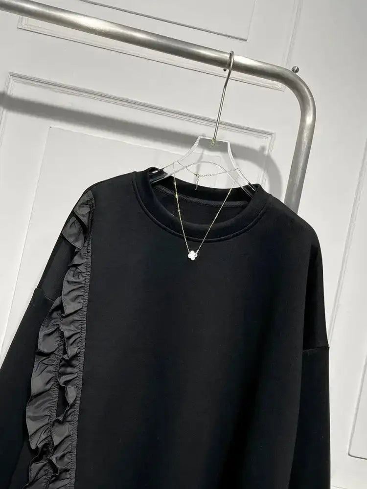 Lotus Edge Brushed Sweater – dreamy soulmate streetwear | same ANTHEM.