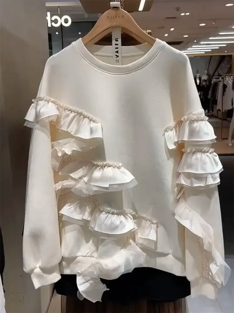 Lotus Edge Brushed Sweater – dreamy soulmate streetwear | same ANTHEM.