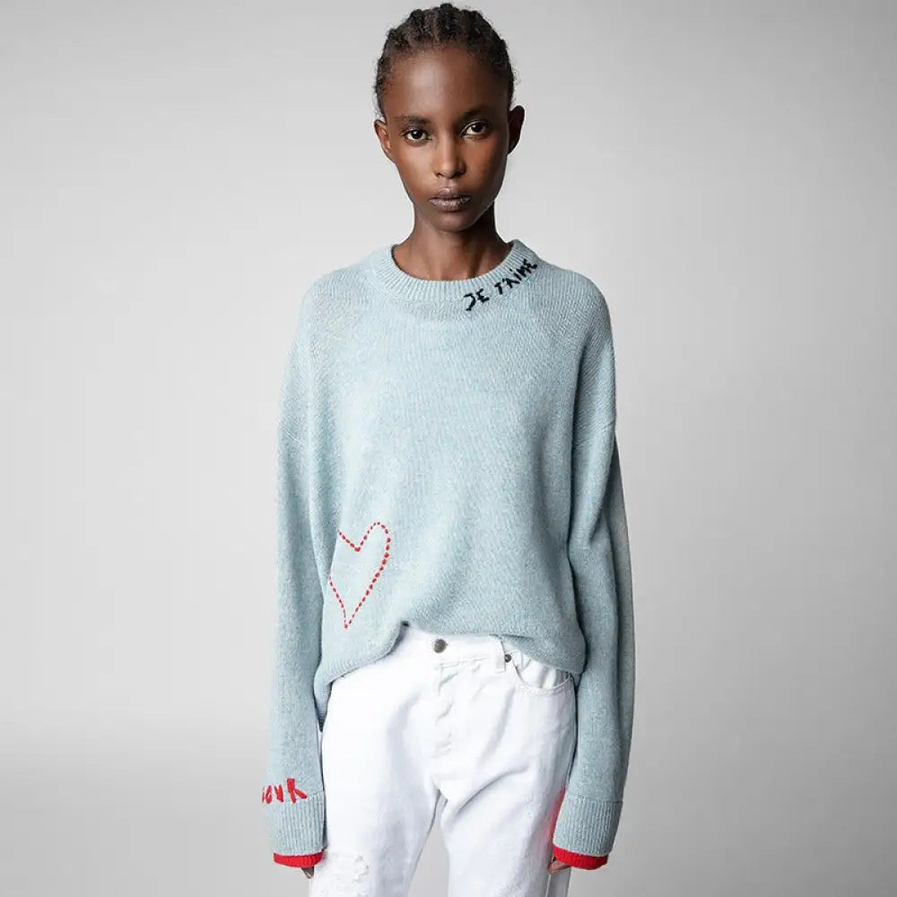 Love Letter Cashmere Sweater – same ANTHEM | Handmade for Soulmates & Lovers