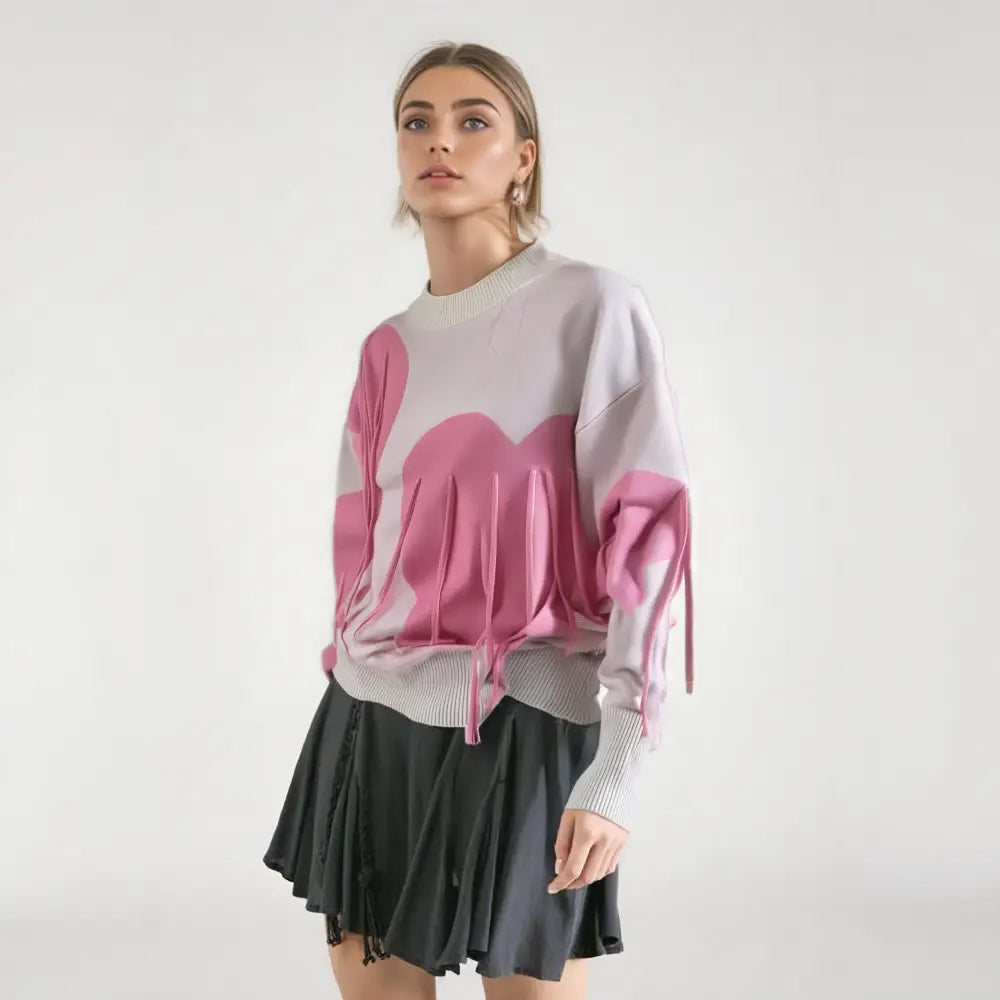 Love Tassel Sweater – Cute Chic Autumn & Winter Streetwear | same ANTHEM