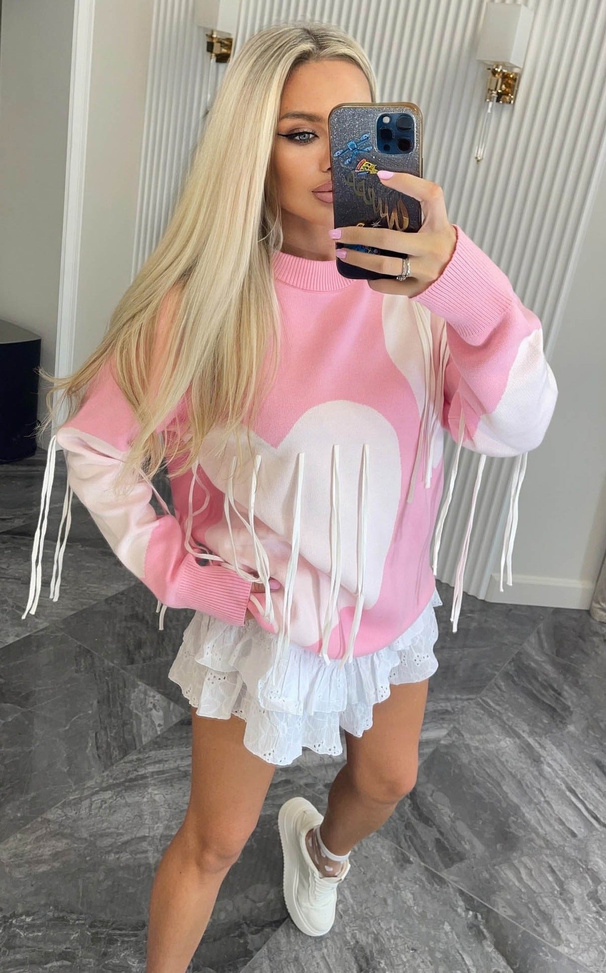 Love Tassel Sweater – Cute Chic Autumn & Winter Streetwear | same ANTHEM - pink 1 / S