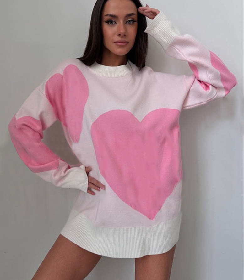 Love Tassel Sweater – Cute Chic Autumn & Winter Streetwear | same ANTHEM - Pink (without tassels) / S