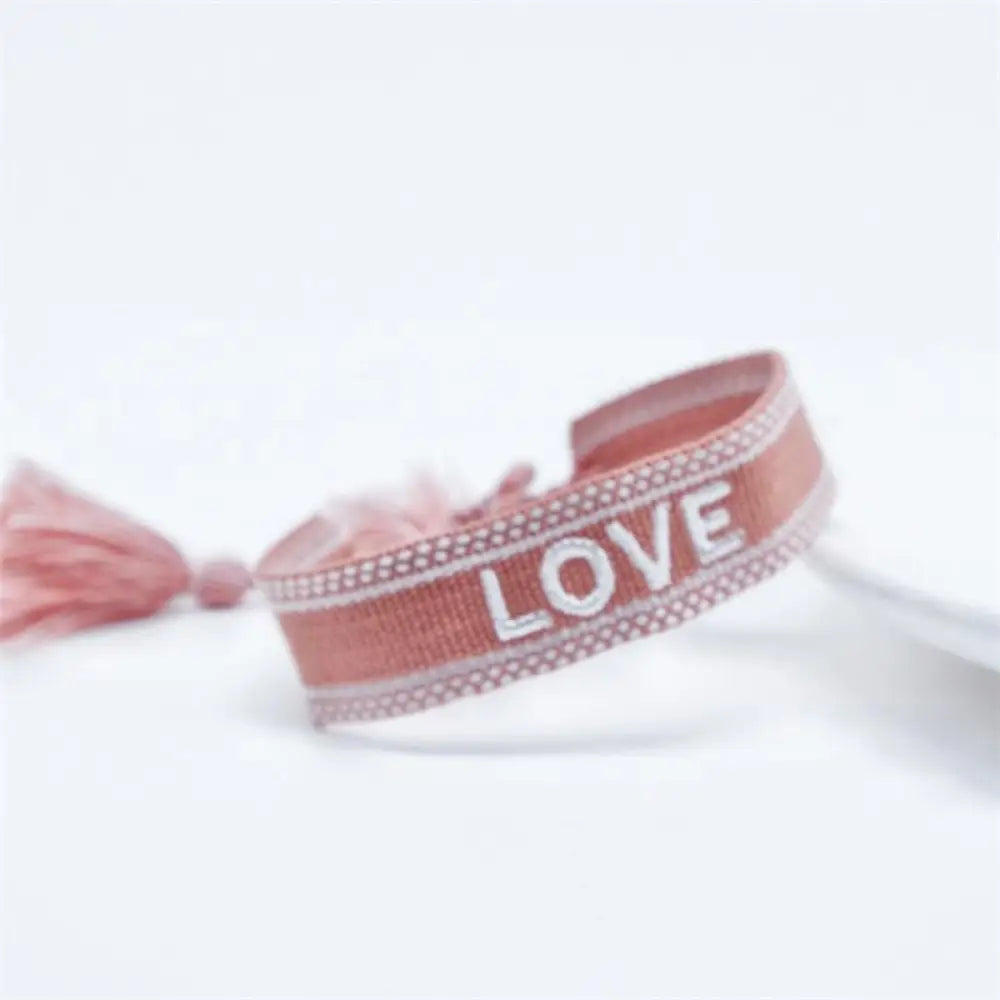 LOVE Woven Bracelet | same ANTHEM. – Handmade Reminder for the Heart