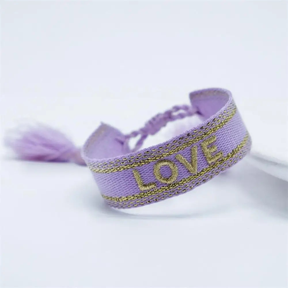 LOVE Woven Bracelet | same ANTHEM. – Handmade Reminder for the Heart