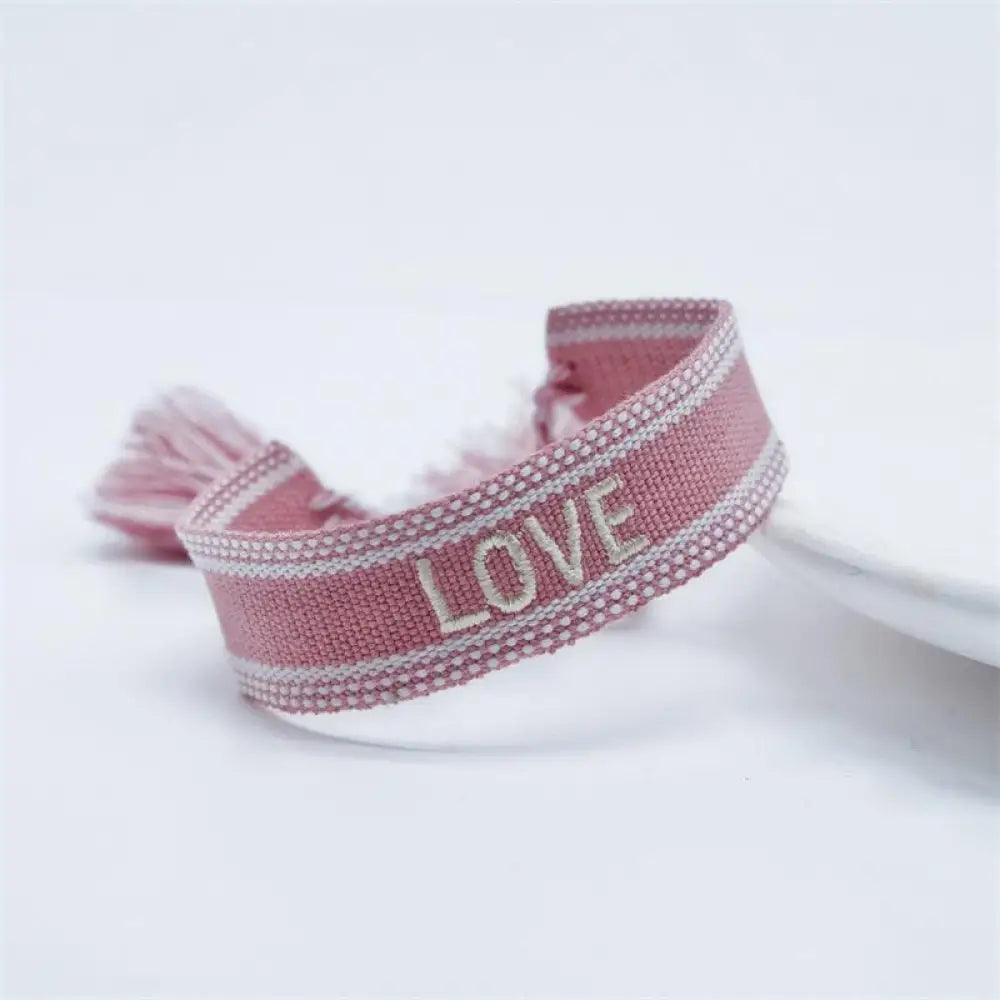 LOVE Woven Bracelet | same ANTHEM. – Handmade Reminder for the Heart
