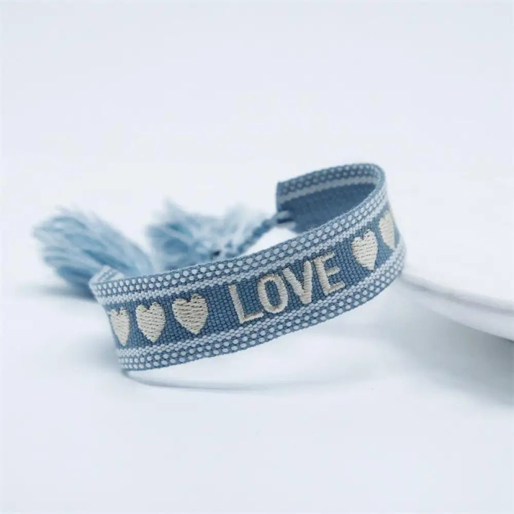 LOVE Woven Bracelet | same ANTHEM. – Handmade Reminder for the Heart