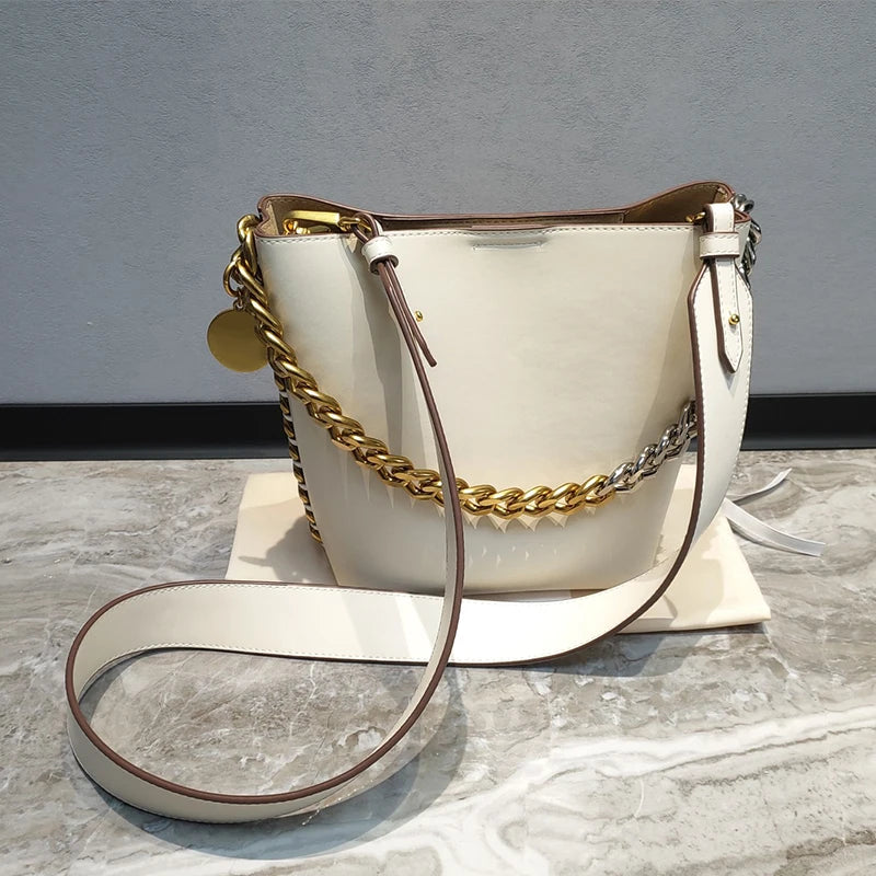 Luxury Leather Bucket Bag – Soulmate Style | same ANTHEM