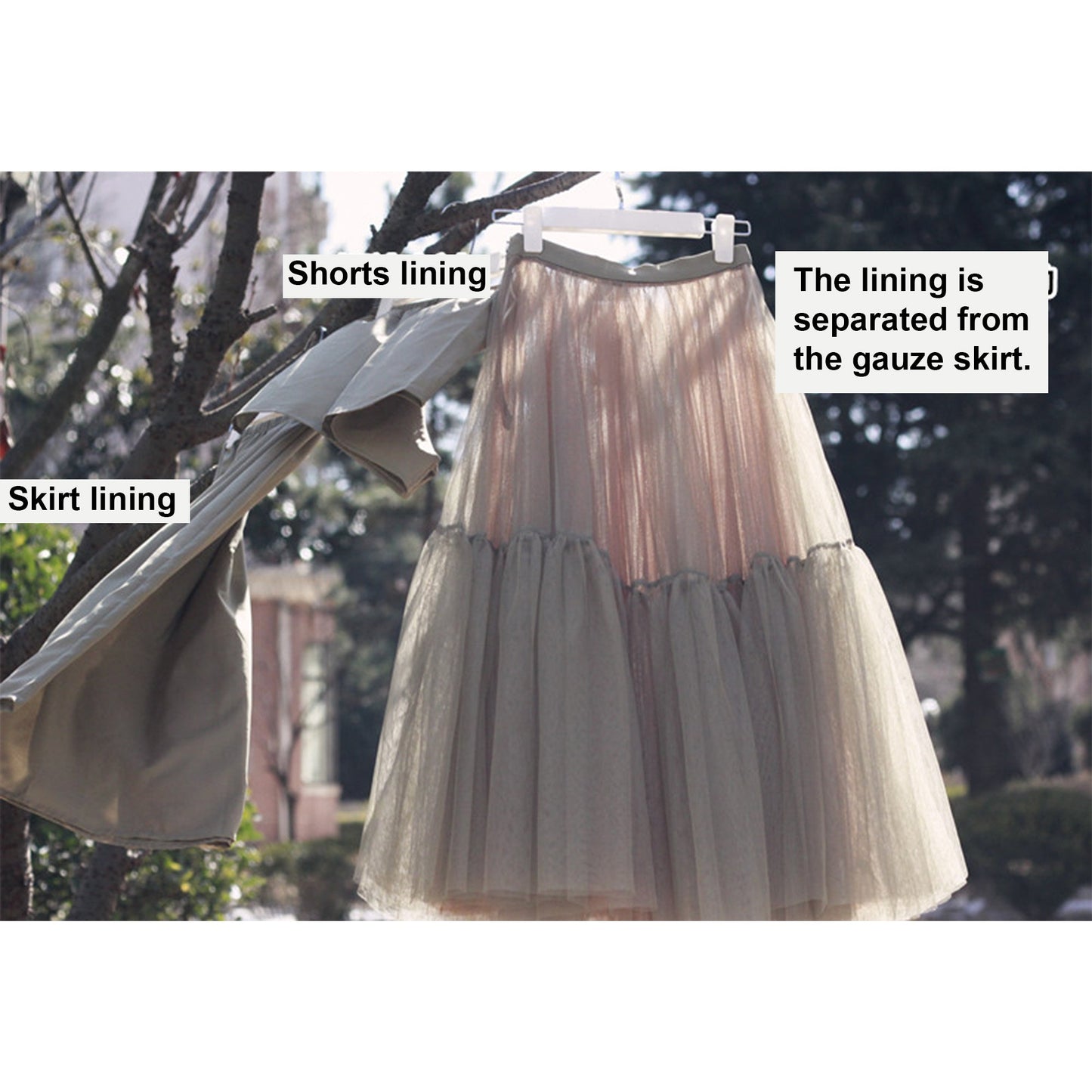 Black Mesh Maxi Hem Skirt Maxi Dress Mid-length Skirt Design Sense Gauze Skirt Big Swing Skirt Spring Clothing Womens