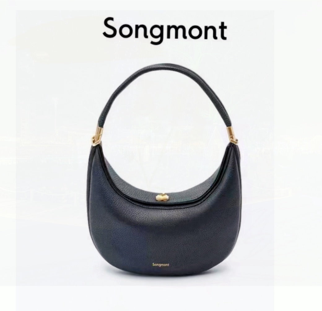 Medium Moon Bend Bag | same ANTHEM. - black / medium size